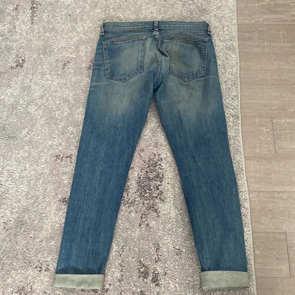 rag & bone Women's the Dre Armitage Acid Wash Mid Rise Denim Jeans Distressed 26 - Picture 6 of 7